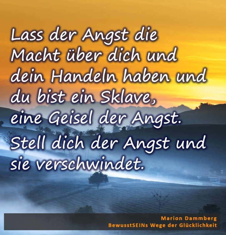 Lass der Angst die Macht