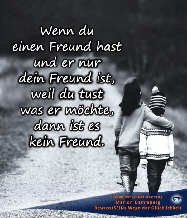 Wenn du einen Freund hast und er nur dein Freund ist ⋆ Marion Dammberg