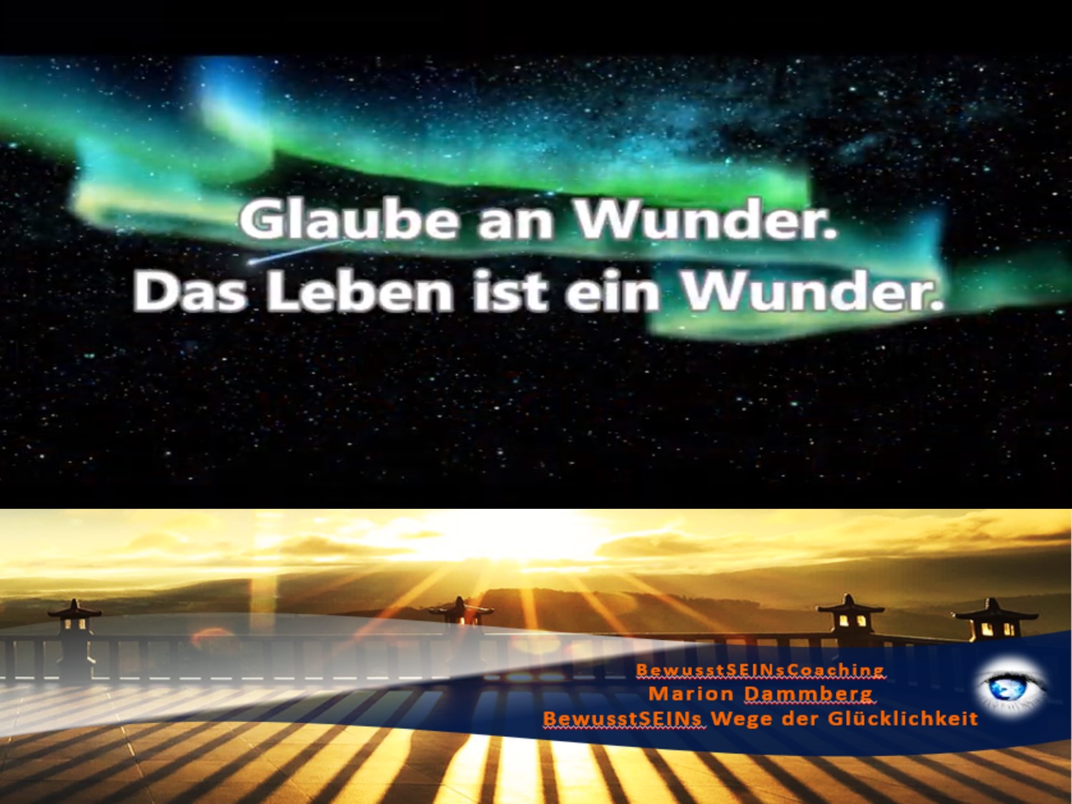 Der Heiler Glaube An Das Wunder In Dir Glaube an Wunder! Das Leben ist ein Wunder. Du bist ein Wunder. Glaube