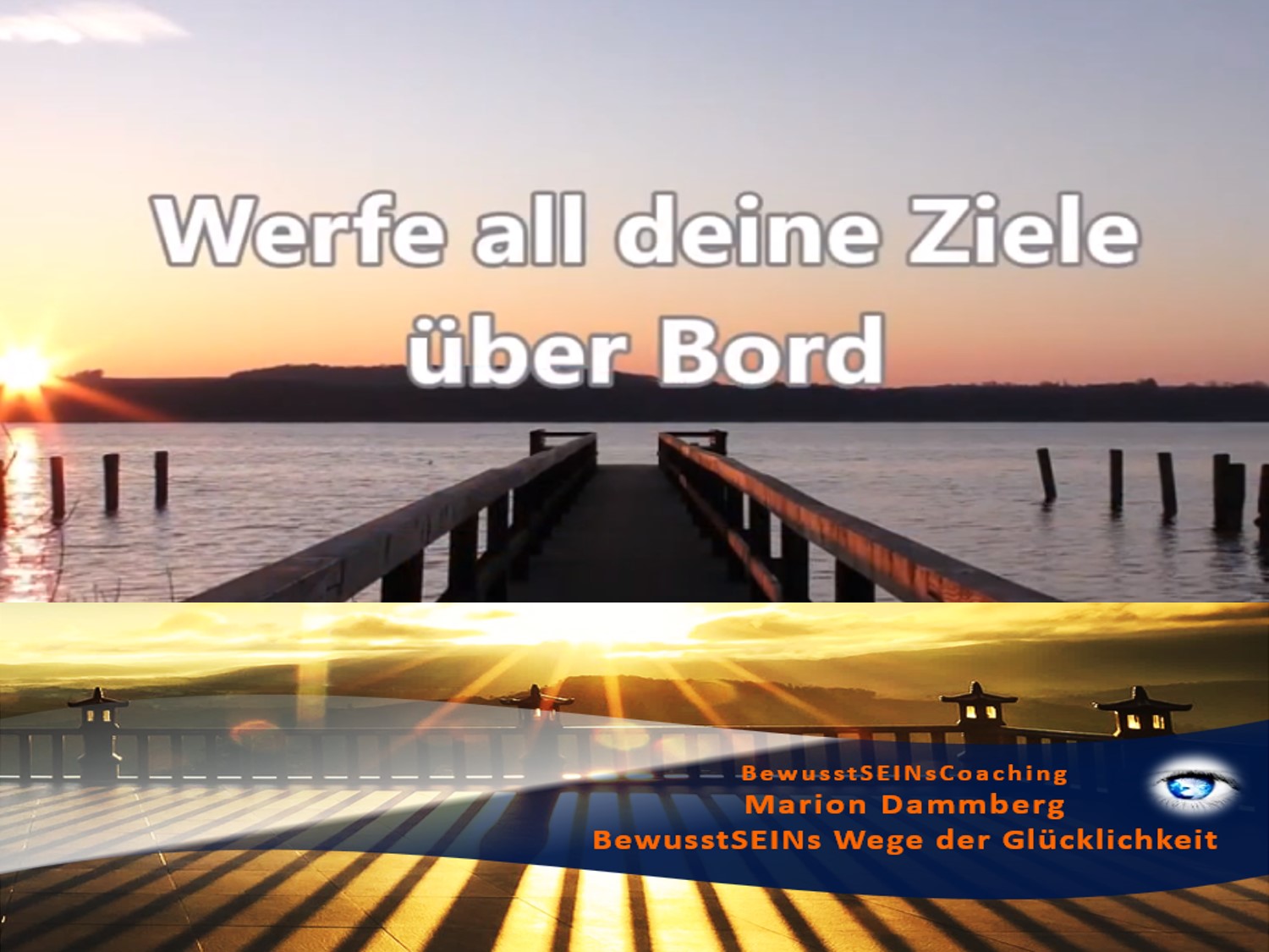 Werfe all deine Ziele über Bord, gerade, wenn es nicht deine eigenen sind - Weisheiten ∞ Sprüche ∞ Motivation ∞ Tipp -14- BewusstSEINs Wege der Glücklichkeit, Marion Dammberg, BewusstSEINs Life Coach