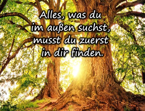 Du bist das Leben, das Licht und die Liebe.
